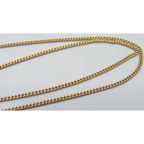 7028 - A 9ct gold chain, 6.9g, 55cm