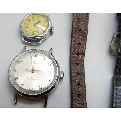 7082 - Lady's and gents mechanical wristwatches to include Oris, Poljot, Baume, Gruen and a Braile watch