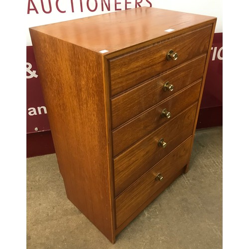 60 - A Meredew teak chest of drawers