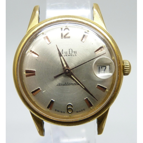 7109 - A MuDu Doublematic wristwatch head