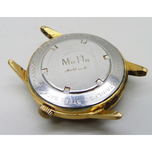 7109 - A MuDu Doublematic wristwatch head