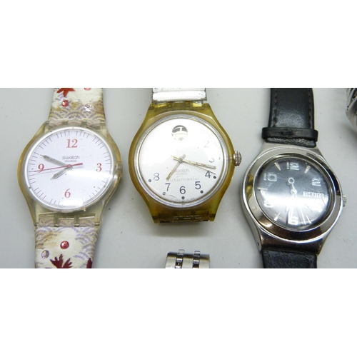 7120 - Nine Swatch wristwatches