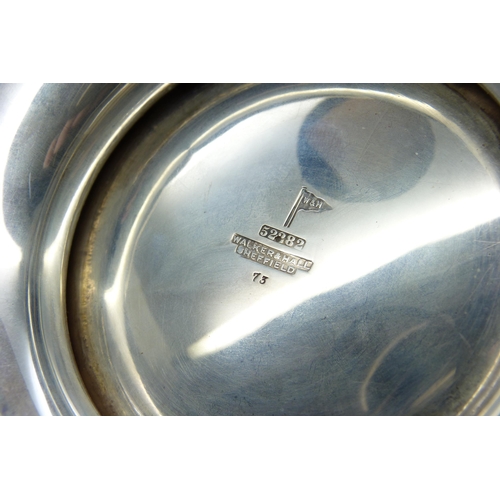 7134 - A large silver two handled bowl, with Thos. Forman & Sons related inscription dated 1920, Sheffield ... 