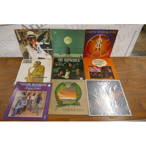 5243 - A large amount of LP records (4 boxes) assorted genres including box sets, pop, rock, country, etc.