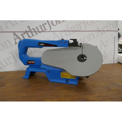 5282 - A Clarke Woodworker CSS400D 230v scroll saw - sold as scrap (please note that items appearance may d... 