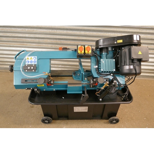 5352 - A model MBS712 230v 1400rpm metal cutting band saw on wheel stand 16/0526* This lot is subject to VA... 