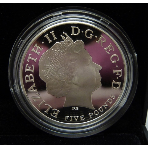 7241 - Coins; The Royal Birth 2013 UK £5 silver proof coin, Royal Mint, with certificate of authenticity