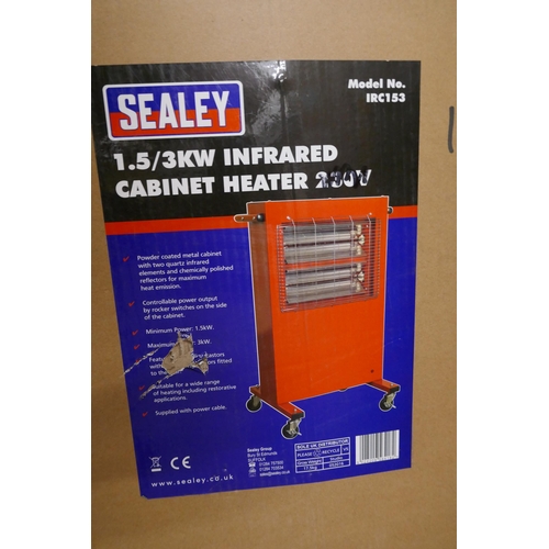 5402 - A Sealey infrared cabinet heater 17/0120* This lot is subject to VAT