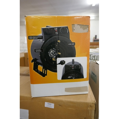 5421 - A BGP1606-03 - 2.8Kw PTC round design fan Heater * This lot is subject to VAT