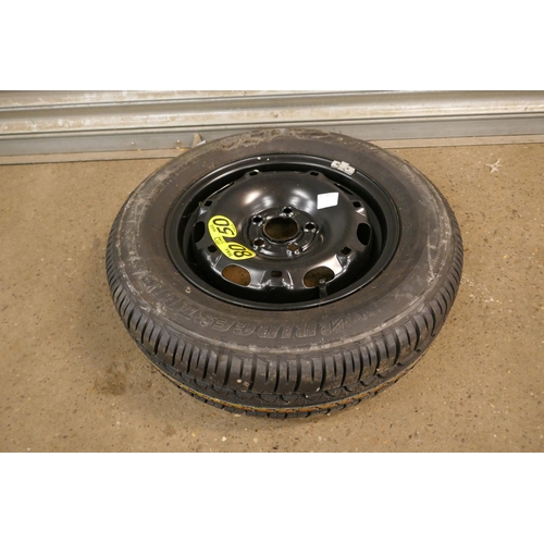 5436 - A spare Bridgestone B250, 175/70 R14 tyre