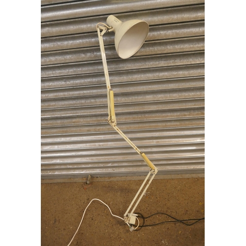 5438 - 2 angle-poise style lamps and a flexible desk lamp