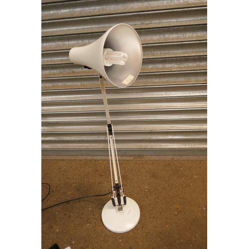 5438 - 2 angle-poise style lamps and a flexible desk lamp