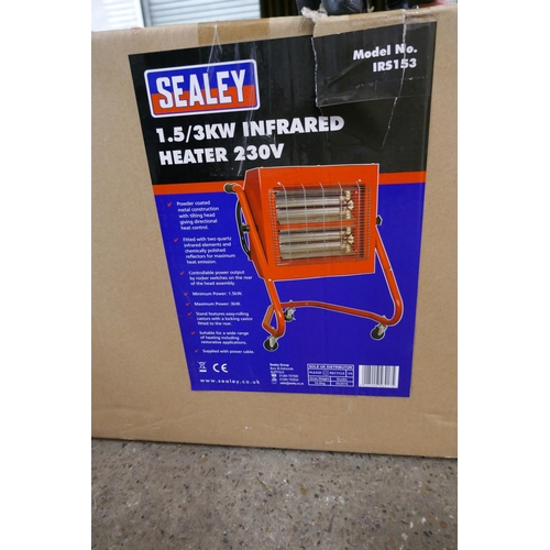 5470 - A Sealey IRS153 1.5/3kw 230v infrared heater* This lot is subject to VAT