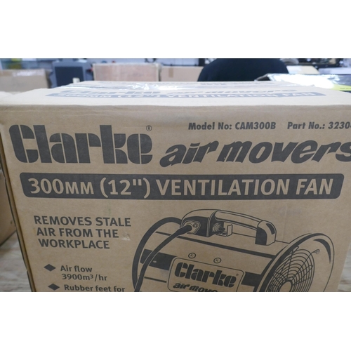 5488 - A Clarke Air Movers CAM300B 300mm (12”) ventilation fan* This lot is subject to VAT