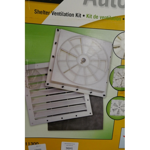 5496 - A Shelter Logic Auto Vent shelter ventilation kit *this lot is subject to VAT