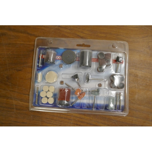 5501 - A quantity of tools and other items including two Clarke Multi Tool accessory kits, a PRO403 1/2