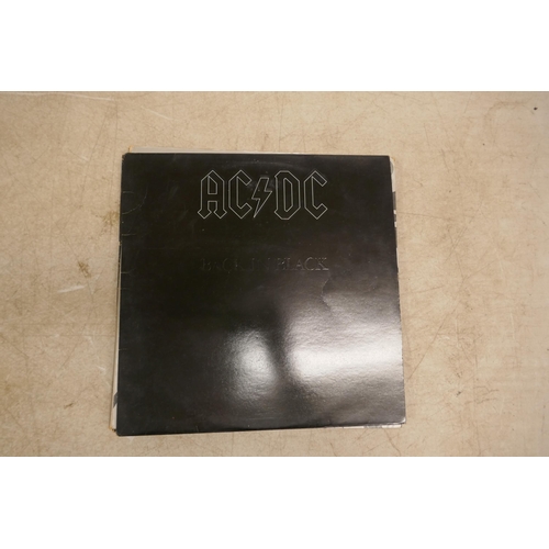 5208 - A quantity of rock and roll LPs including ACDC, Wasp, Thin Lizzy, UFO etc.