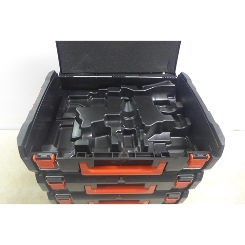 5001 - 4 Milwaukee stacking tool boxes