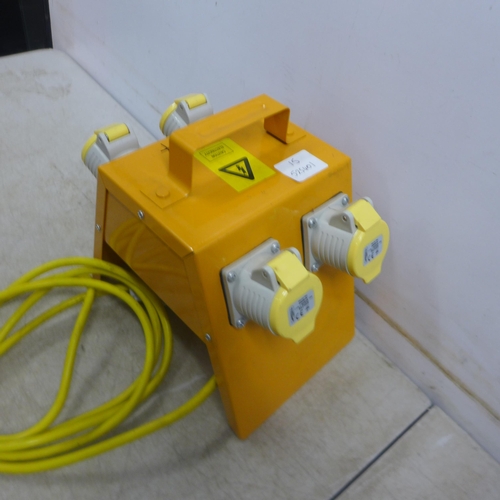 5007 - A Faithful 25 meter, 110V extension reel and a 4 way distribution box