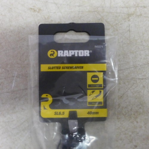 5008 - 20 Raptor SL6.5 40mm slotted screwdrivers