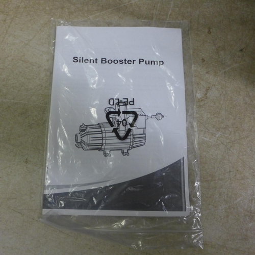 5012 - An SM900165A Silent (47dB) Surface Booster Pump Input - 900w, G1