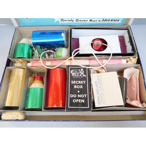 2045 - A David Nixon Super Magic Box, with contents