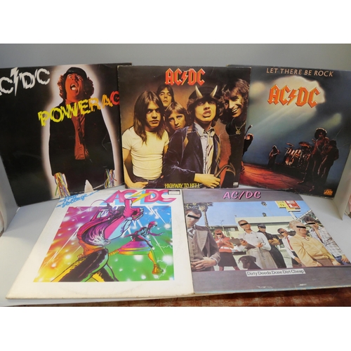 2062 - Five AC/DC LP records