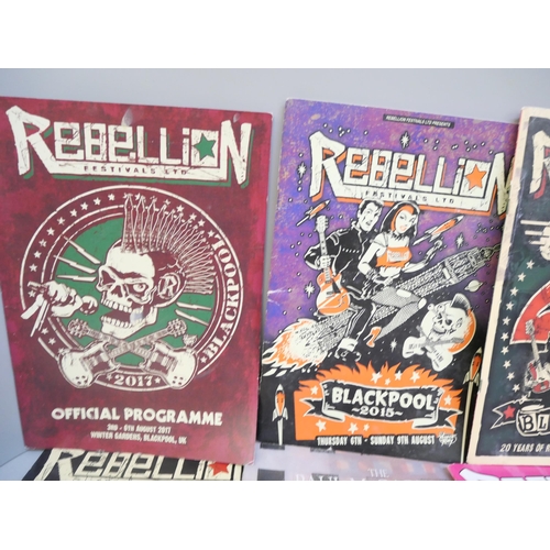 2073 - Rebellion events Punk programmes and a Paul McCartney tour programme