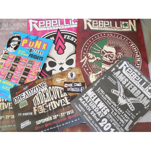 2073 - Rebellion events Punk programmes and a Paul McCartney tour programme