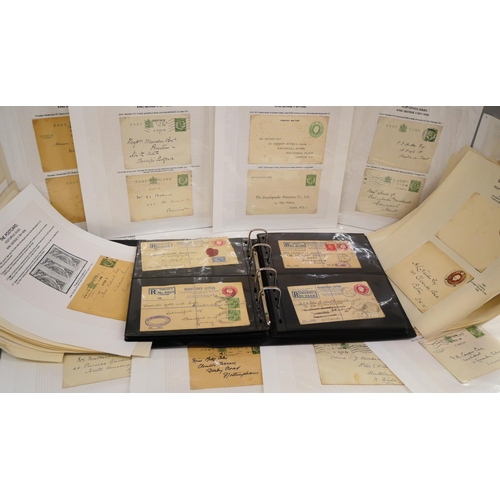 2105 - Stamps: Great Britain, a selection of George V postal stationery, unused and used with both internal... 