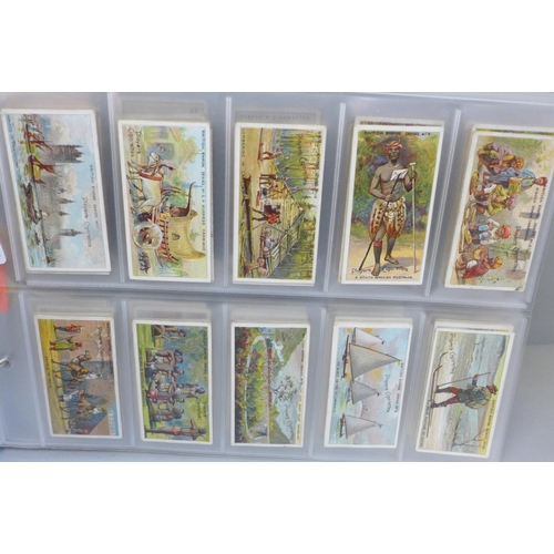 2118 - Three albums of John Players and Senior Service cigarette cards