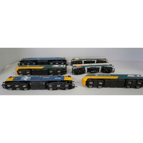 2141 - Four Hornby and Lima OO gauge locos and two coaches