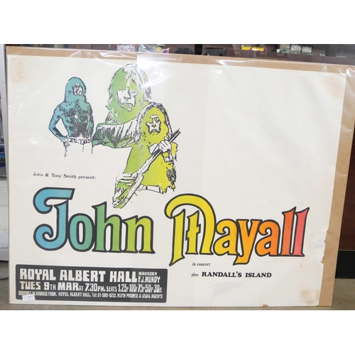 2144 - A John Mayall concert poster, Royal Albert Hall