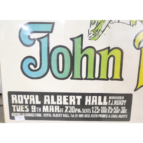 2144 - A John Mayall concert poster, Royal Albert Hall