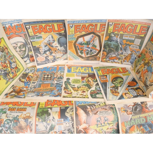 2157 - A collection of Crazy Comics, Eagle, Beano, Eagle and Tiger comics