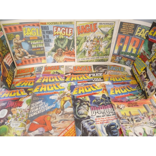 2159 - A collection of Beano, Whoopee and Eagle comics, 1970s and 1980s