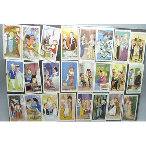 2192 - Ogdens cigarette cards, Shots From The Films, a series of 50 caricatures