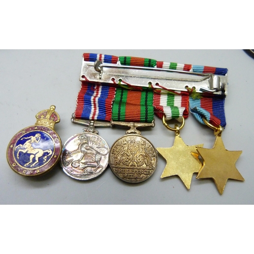 2201 - Medals; World War I medals, a pair to 206463 Dvr. A. Wait RA and a War Medal to 86025 Cpl. W. Kendal... 