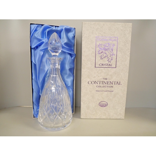 2202 - An Edinburgh Crystal Continental Collection decanter, boxed  **PLEASE NOTE THIS LOT IS NOT ELIGIBLE ... 