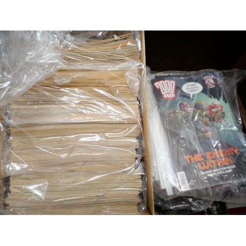 2240 - A large collection of 2000AD comics, 198s, 1990s and 2000s