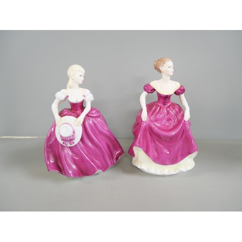 2242 - Two Coalport figures, Amanda and Flair