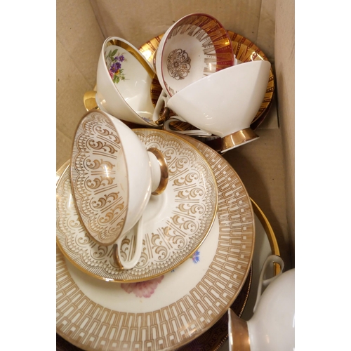 2276 - Blue and white china and a collection of tea ware including Bavaria  **PLEASE NOTE THIS LOT IS NOT E... 