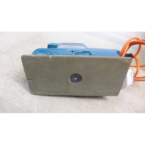 5054 - 2 yellow tool boxes, items include Challenge angle grinder (MAGS283 with Spare blades, manual and sp... 