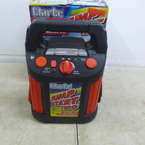 5073 - A Clarke JS1100 Jump Start 1100 powerful jump starter (ideal for home, garage and roadside use 16/01... 