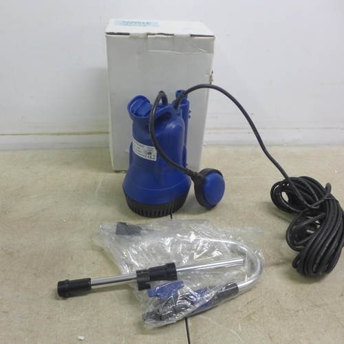 5074 - A Q40014N 400W Rainwater pump with top outlet and delivery hose and 2 pcs aluminium tube 12/0666* Th... 