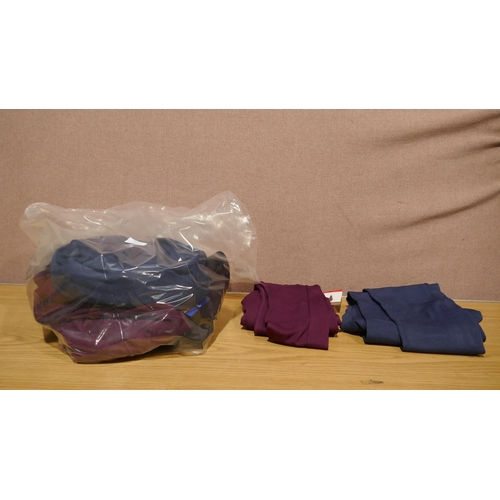 6175 - Quantity of Mondetta lady's high waist Jacquard leggings, blue, burgundy and black, various sizes wi... 