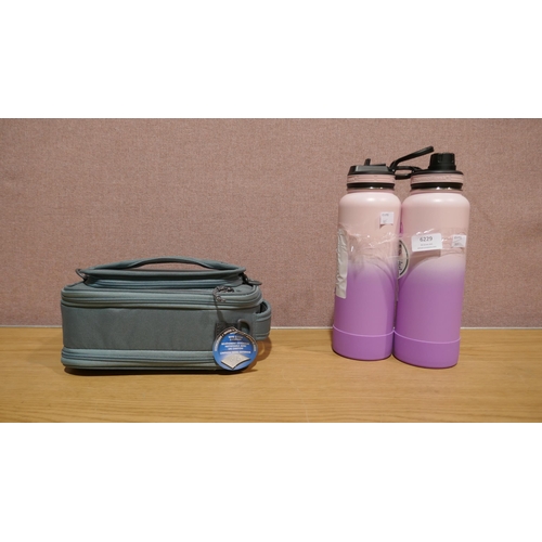 6229 - Titan Expand Lunchbox and Two Thermoflask 40Oz Stainless Steel Mugs     (346-146,187) *This lot is s... 