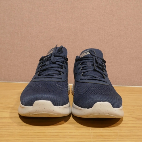 6092 - Skechers blue trainers, Air-Cooled memory foam, UK size 11 (338) *This lot is subject to Vat