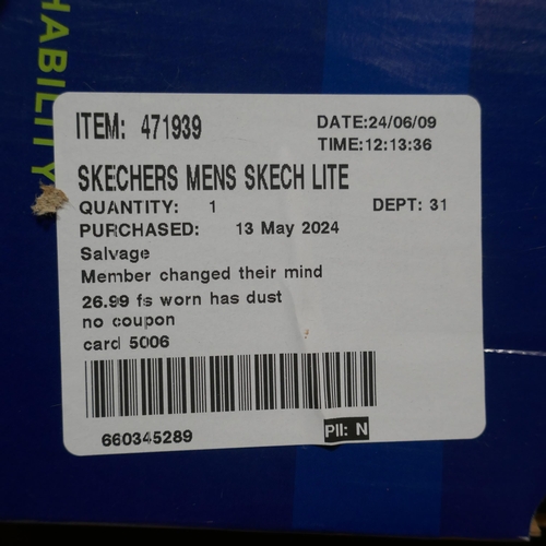 6092 - Skechers blue trainers, Air-Cooled memory foam, UK size 11 (338) *This lot is subject to Vat