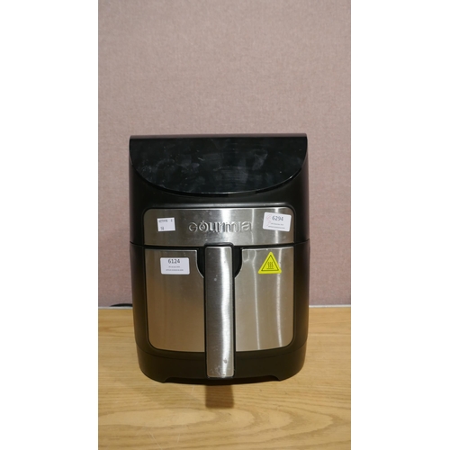 6124 - Gourmia 7Qt Air Fryer and a Rexel Secure S5 Strip Cut Shredder - This lot requires a UK adapters (34... 